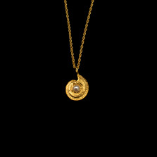 Nautilus Shell 16" Adjustable Gold Pendant Necklace | Michael Michaud | RD815V | Nature Jewelry 