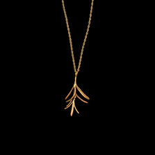 Rosemary Gold 16" Adjustable Pendant Necklace | Michael Michaud | 8953V | Nature Jewelry