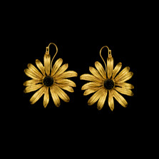 Black-Eyed Susan Wire Earrings | Michael Michaud | 3566BZ | Nature Jewelry