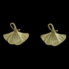 Gingko Post Earrings | Michael Michaud Jewelry | SS4918BZ