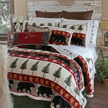 Bear Tall Pine King Bedding Set | Carstens | JP516