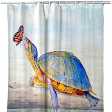 Turtle Shower Curtain "Communicating" | BDSH1067