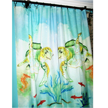 Sea Turtle Shower Curtain "Betsy's Sea Turtle" | BDSH098