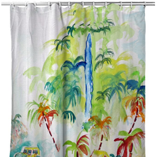 Palm Tree Shower Curtain "Colorful Palms" | BDSH821