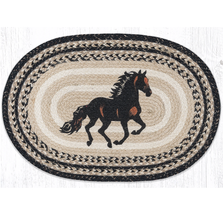 Stallion Oval Braided Rug | Capitol Earth Rugs | OP-9-093