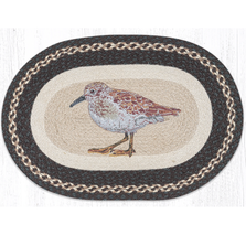 Sandpiper Oval Braided Rug | Capitol Earth Rugs | OP-599