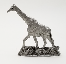 Giraffe Pewter Shelf Accent Sculpture | Andy Schumann | SCHSA-6