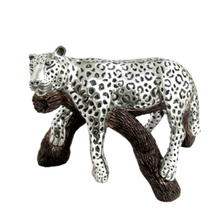 Leopard Resting Silver Plated Sculpture | 8043 | D'Argenta