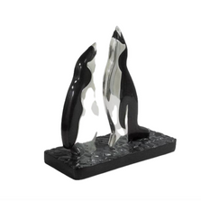 Singing Penguins Silver Plated Sculpture | RV22 | D'Argenta