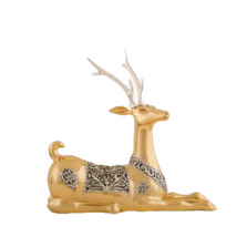 Resting Thai Deer 24K Gold Plated Sculpture | 5037 | D'Argenta