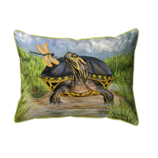 Dragonfly to Turtle Indoor Outdoor Pillow 20x24 | Betsy Drake | BDZP1182