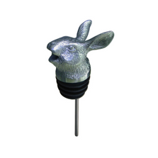 Stainless Steel Carved Rabbit Wine Pourer - Aerator | Menagerie | 