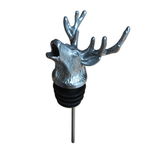 Stainless Steel Carved Elk Wine Pourer - Aerator | Menagerie | M-SSPE3-064