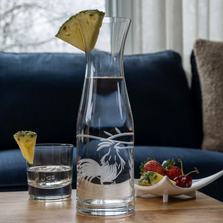 Limited Edition Rooster Engrave Glass Carafe | Rolf Glass | 418704