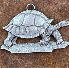 Land Tortoise Pewter Ornament | Andy Schumann | SCHLANDTORTORN