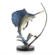 Sailfish Feeding Frenzy Sculpture | 80257 | SPI Home