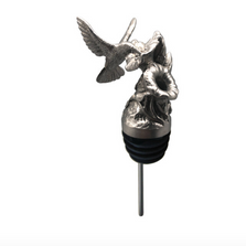 Stainless Steel Carved Hummingbird Wine Pourer - Aerator | Menagerie