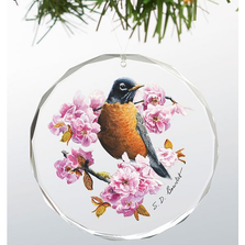 Robin Crystal Ornament | Country Garden | Wild Wings