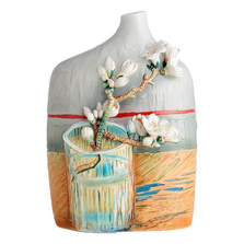 Van Gogh Blossoming Almond Branch Porcelain Vase | FZ02683 | Franz Porcelain Collection