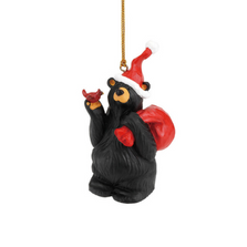 Nick the Elf Bear Ornament |Big Sky Carvers | BSC3005070216