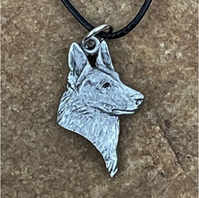 German Shepherd Pendant Necklace | Andy Schumann | SCHGERSHEPPEND