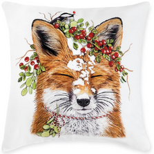 Christmas Fox 18x18 | Magnolia Casual | MCSW710LCS