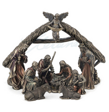 Bronze 9 Piece Nativity Set | Unicorn Studios | USIWU77333Y4