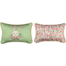 Bunny Ditsy Word Pillow | SWBDW