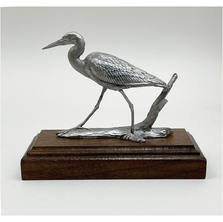 Little Blue Heron Pewter Figurine | Andy Schumann | SCH-13