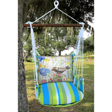 Bird Hammock Chair Swing "Beach Boulevard" | Magnolia Casual | BBTC201-SP