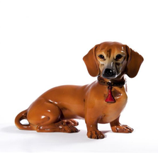 Dachshund Ceramic Sculpture | Intrada Italy | INTANI9267