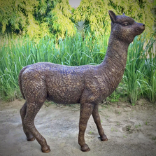 Alpaca Bronze Sculpture | Metropolitan Galleries | MGISRB40005