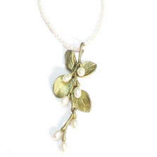 Irish Thorn Petite Spray Pendant Necklace | Michael Michaud Jewelry | SS8123bzwp -2