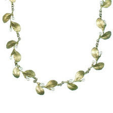 Irish Thorn Tailored Leaves Necklace | Michael Michaud Jewelry | SS8125bzwp