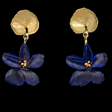 Wild Violet Drop Earrings | Michael Michaud Jewelry | SS3656bz