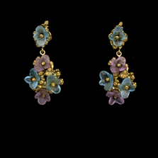 Spring Cape Post Earrings | Michael Michaud Jewelry | SS3664bz