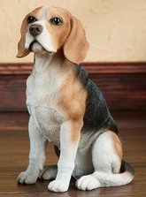 Sitting Beagle Sculpture | WWD139187