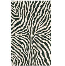 Handmade Zebra Indoor/Outdoor Rug 