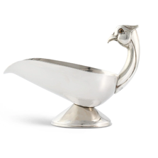 Pheasant Handle Gravy Boat / Sauce Server