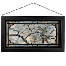 Chickadee Stained Glass "Resolve to Winter"