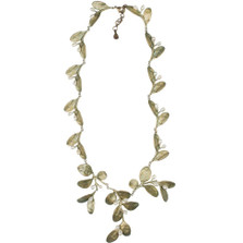 Boxwood Drop Collar Necklace | Michael Michaud Jewelry | SS8290BZWP