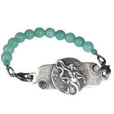 Antique Silver Mythical Mermaids Rockband Bracelet