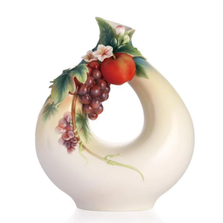 Good Harvest Grape and Apple Vase Franz