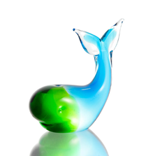 Art Glass Killer Whale Sculpture | 20116 | SPI Home