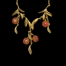 Peach Tree Statement Necklace | Michael Michaud Jewelry | SS9462BZ