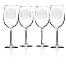 Sand Dollar 12 oz White Wine Glass Set of 4 | Rolf Glass | 250427