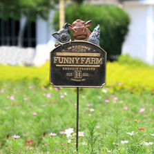 Funny Farm Garden Stake | SPI34951 | SPI Home