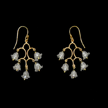 Fine Lily of the Valley Chandelier Earrings| Michael Michaud Jewelry | SS3626V