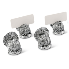 Set of 4 Turkey Placecard Holders | Arthur Court | ACD959G15