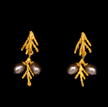 Juniper Post Earrings | Nature Jewelry | SS3722BZ